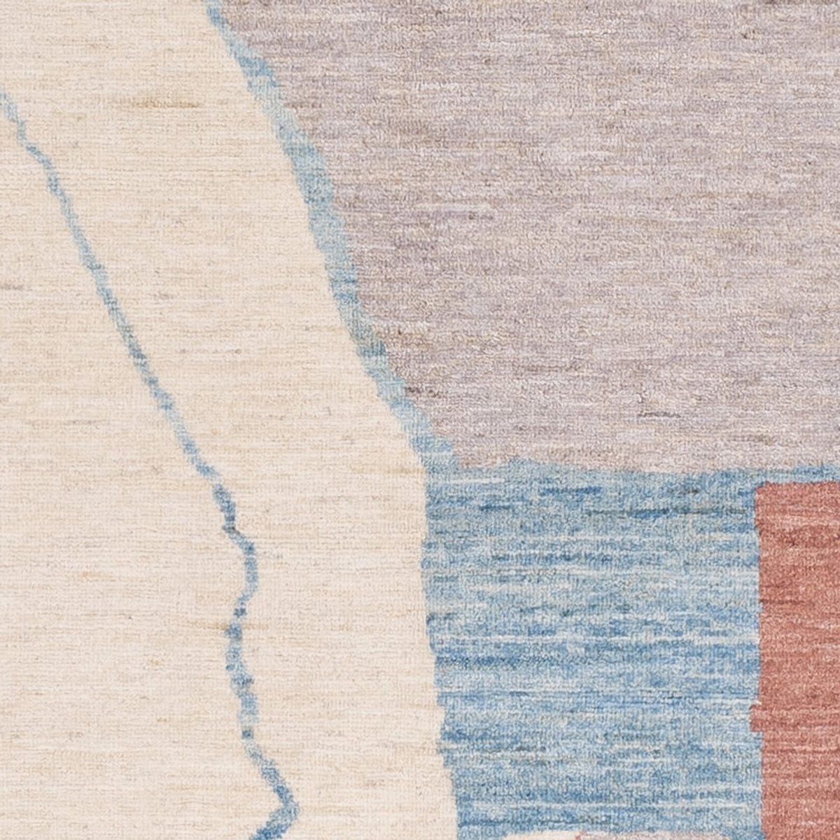 Berber tapijt - 199 x 151 cm - veelkleurig