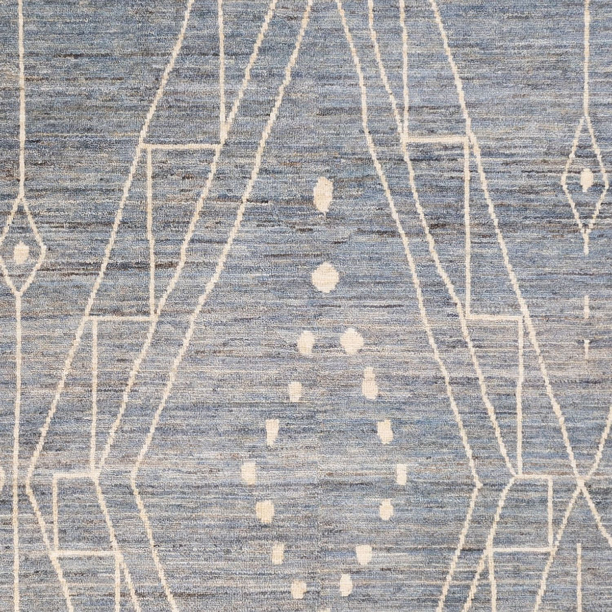 Berber tapijt - 288 x 204 cm - zee blauw