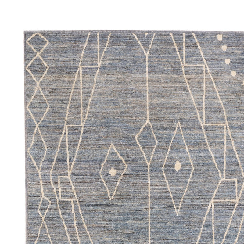 Berber tapijt - 288 x 204 cm - zee blauw