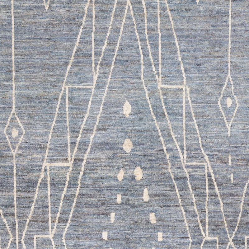 Berber tapijt - 304 x 194 cm - zee blauw