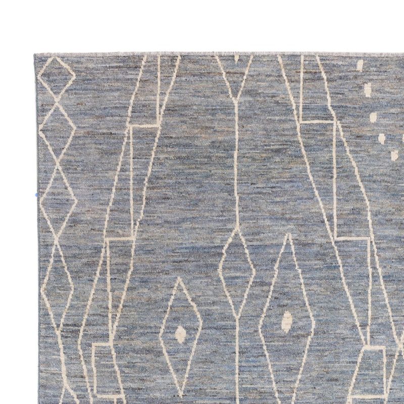 Berber tapijt - 304 x 194 cm - zee blauw