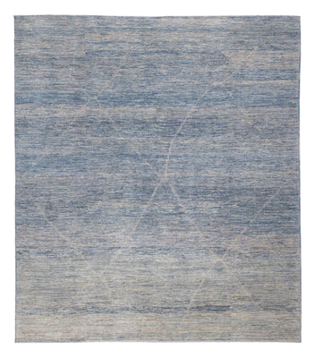 Berber tapijt - 298 x 258 cm - zee blauw