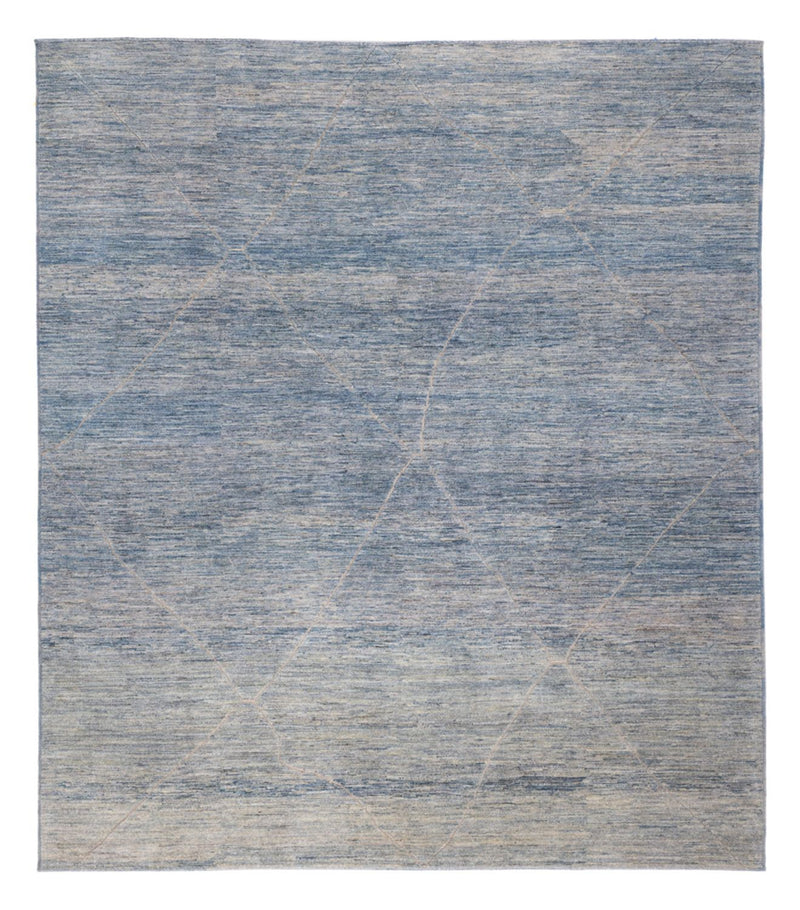 Berber tapijt - 298 x 258 cm - zee blauw