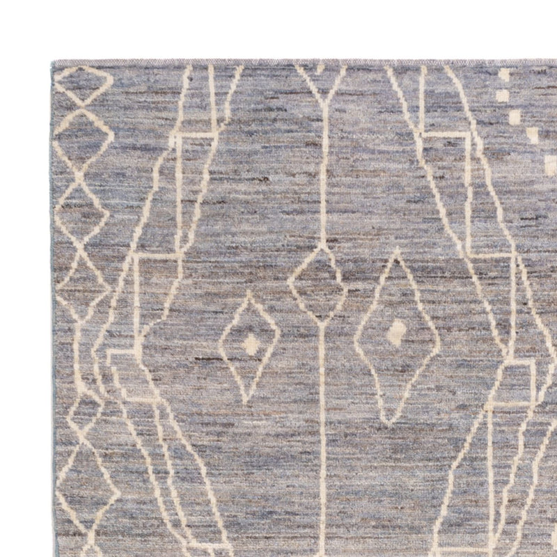 Berber tapijt - 198 x 156 cm - zee blauw