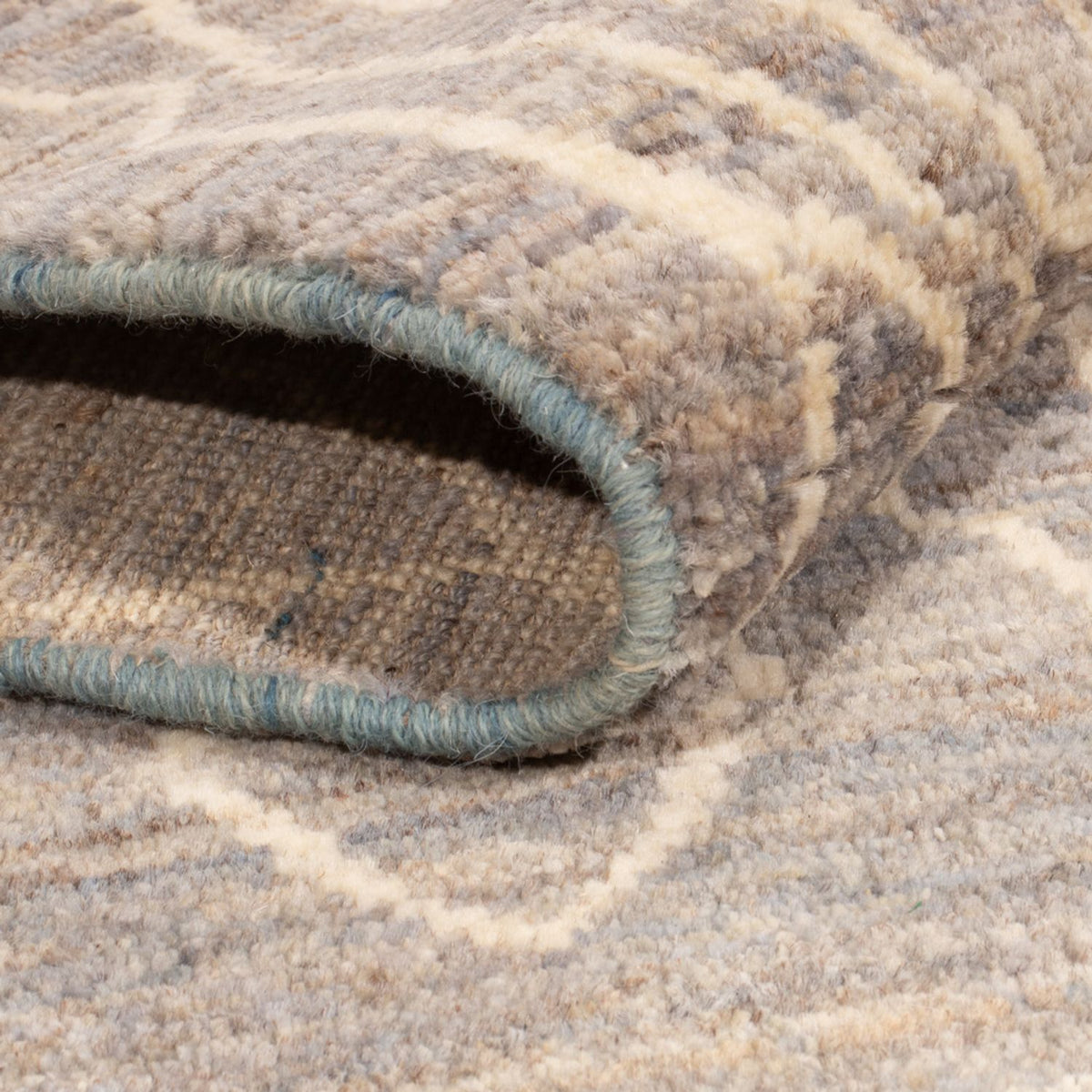 Berber tapijt - 198 x 156 cm - zee blauw