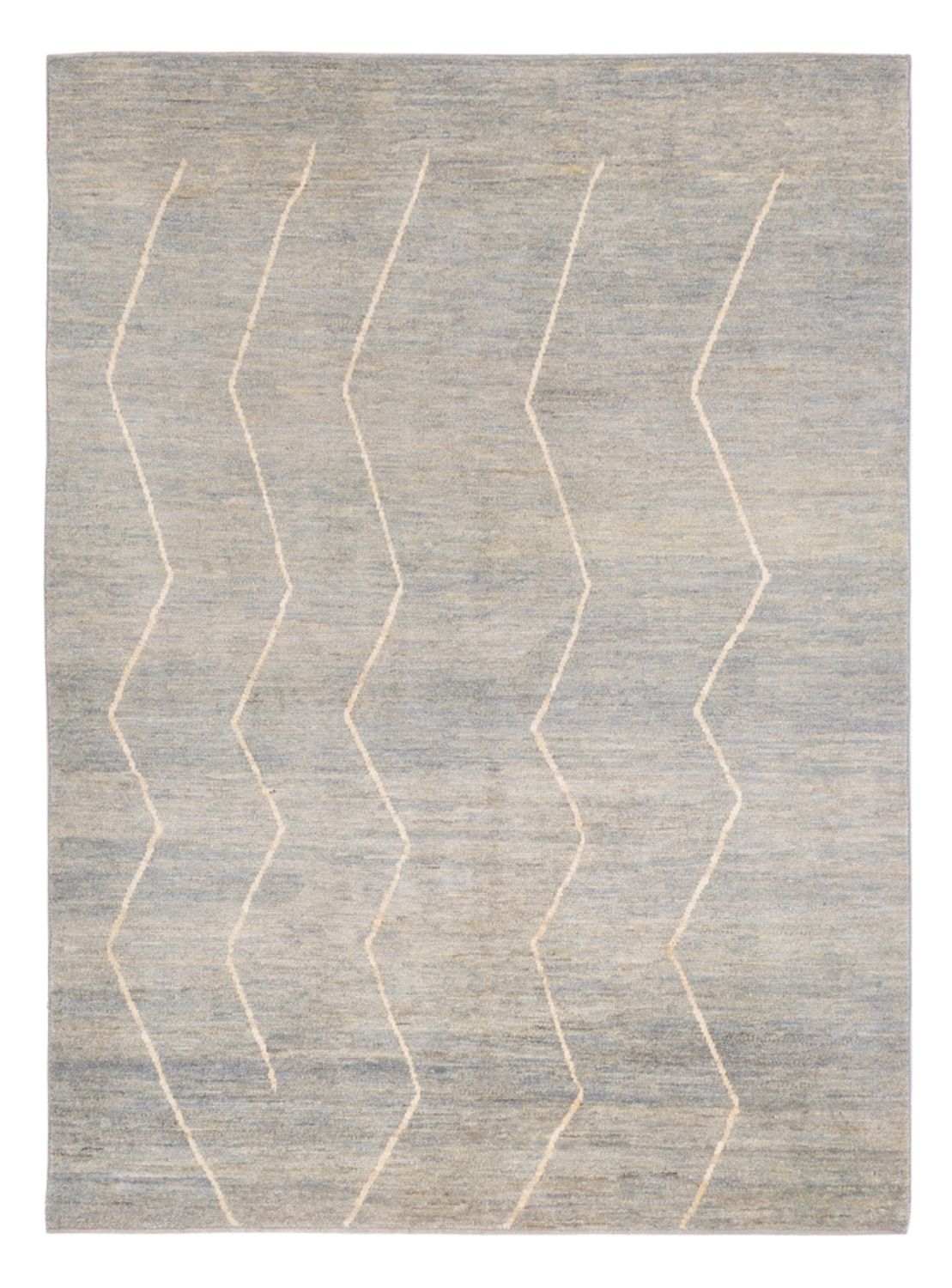 Berber tapijt - 204 x 152 cm - lichtgrijs