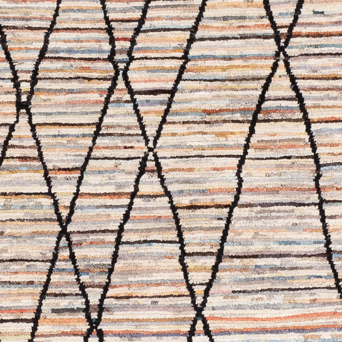 Berber tapijt - 203 x 151 cm - veelkleurig