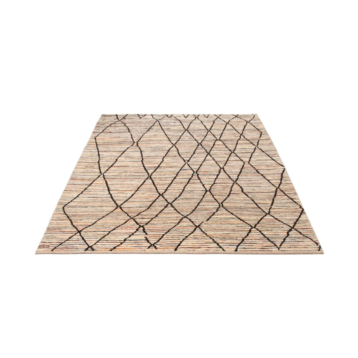 Berber tapijt - 203 x 151 cm - veelkleurig