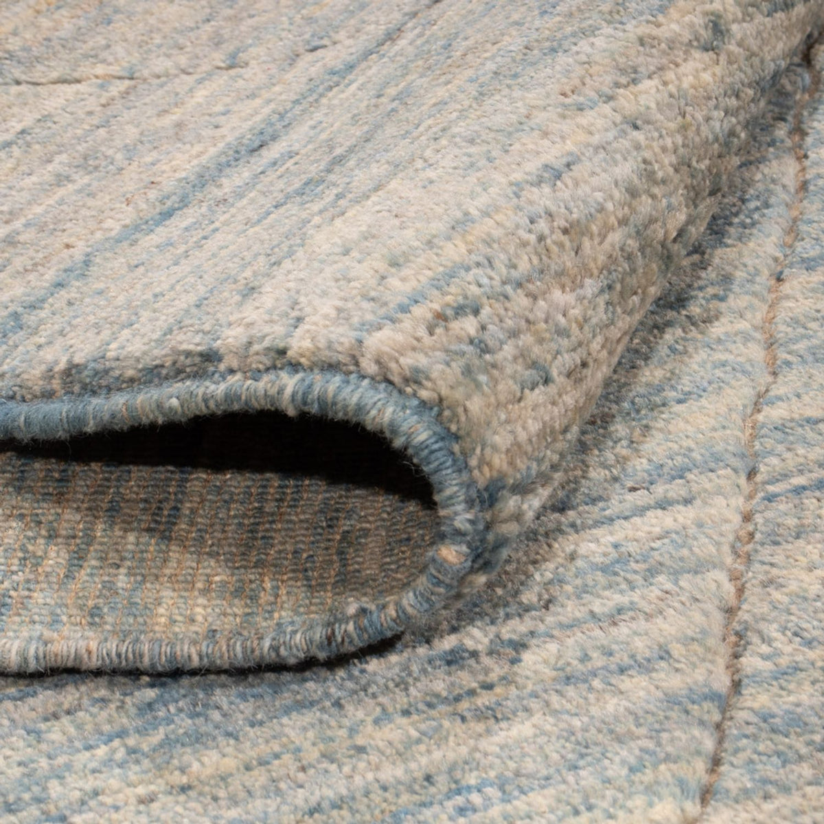 Berber tapijt - 196 x 154 cm - zee blauw