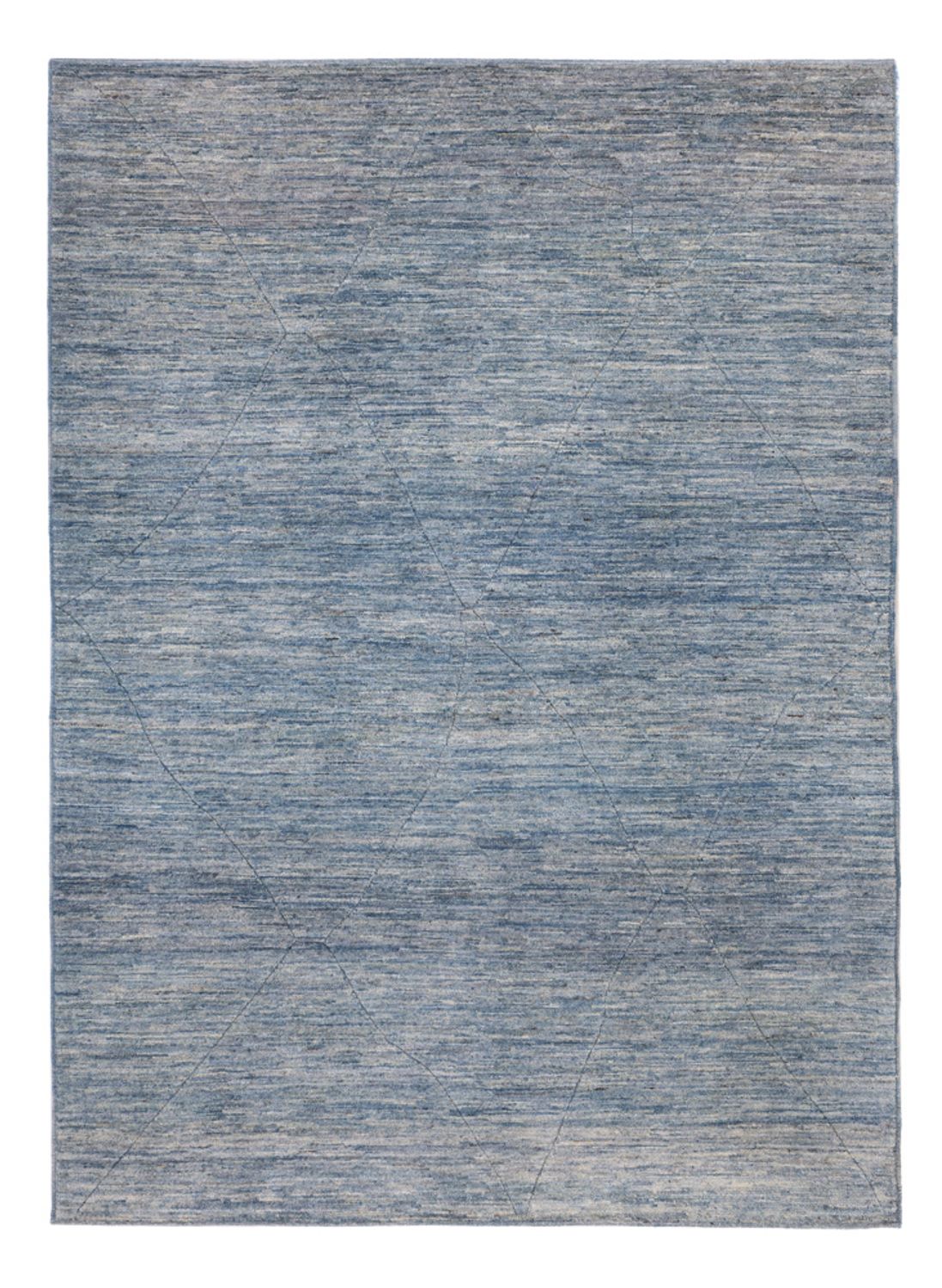 Berber tapijt - 242 x 172 cm - zee blauw