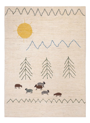 Berber tapijt - 232 x 170 cm - crème