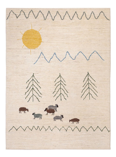 Berber tapijt 170x232cm - Wollen tapijt