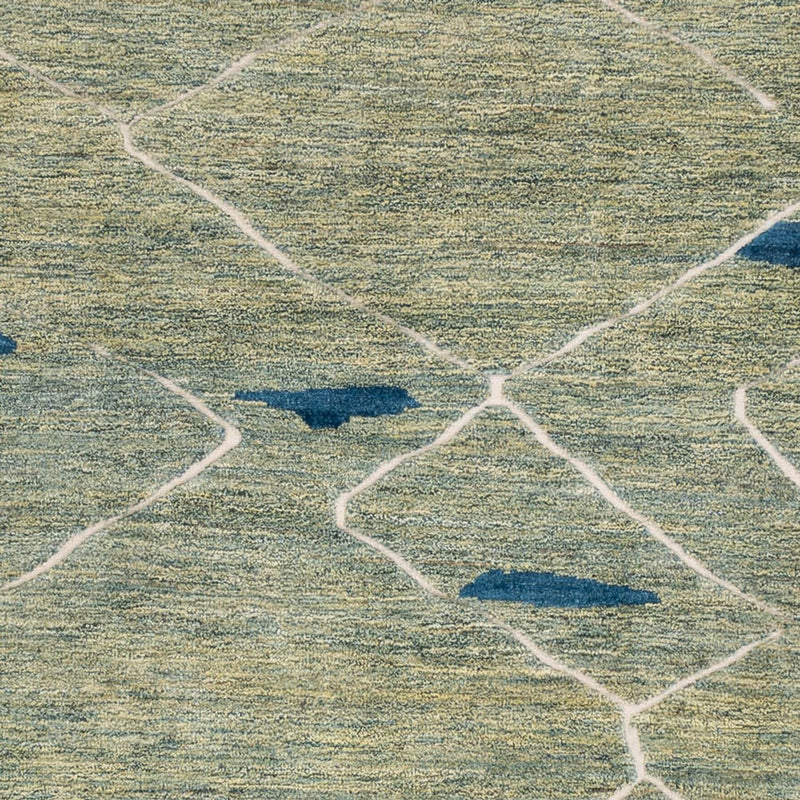 Berber tapijt - 300 x 256 cm - lichtgroen