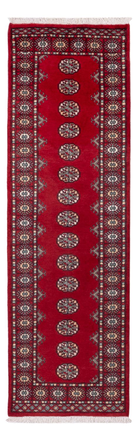 Loper Pakistaans tapijt - 255 x 77 cm - rood