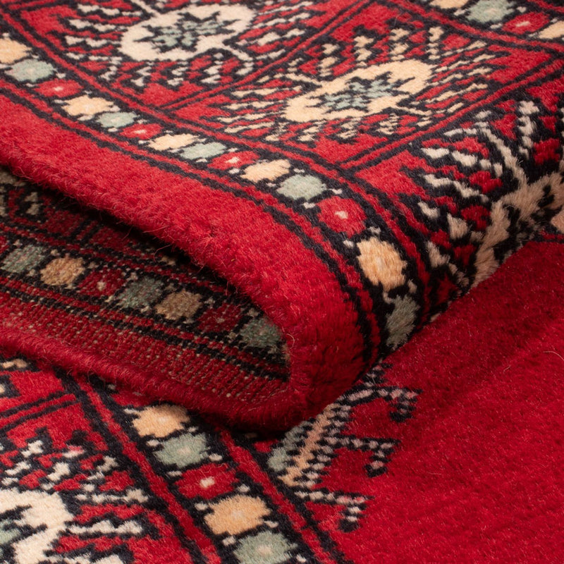 Loper Pakistaans tapijt - 255 x 77 cm - rood