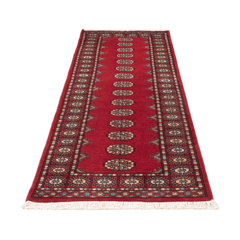 Loper Pakistaans tapijt - 255 x 77 cm - rood