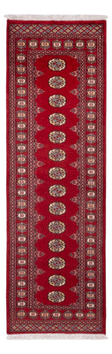 Loper Pakistaans tapijt - 246 x 77 cm - rood