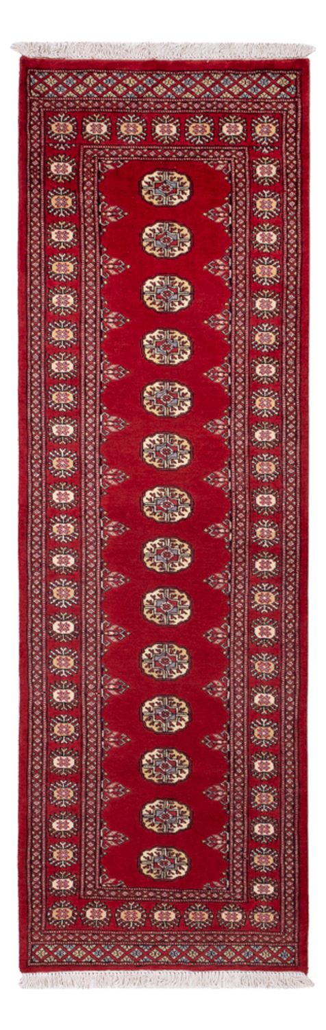 Loper Pakistaans tapijt - 246 x 77 cm - rood