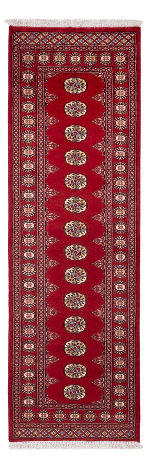 Loper Pakistaans tapijt - 246 x 77 cm - rood