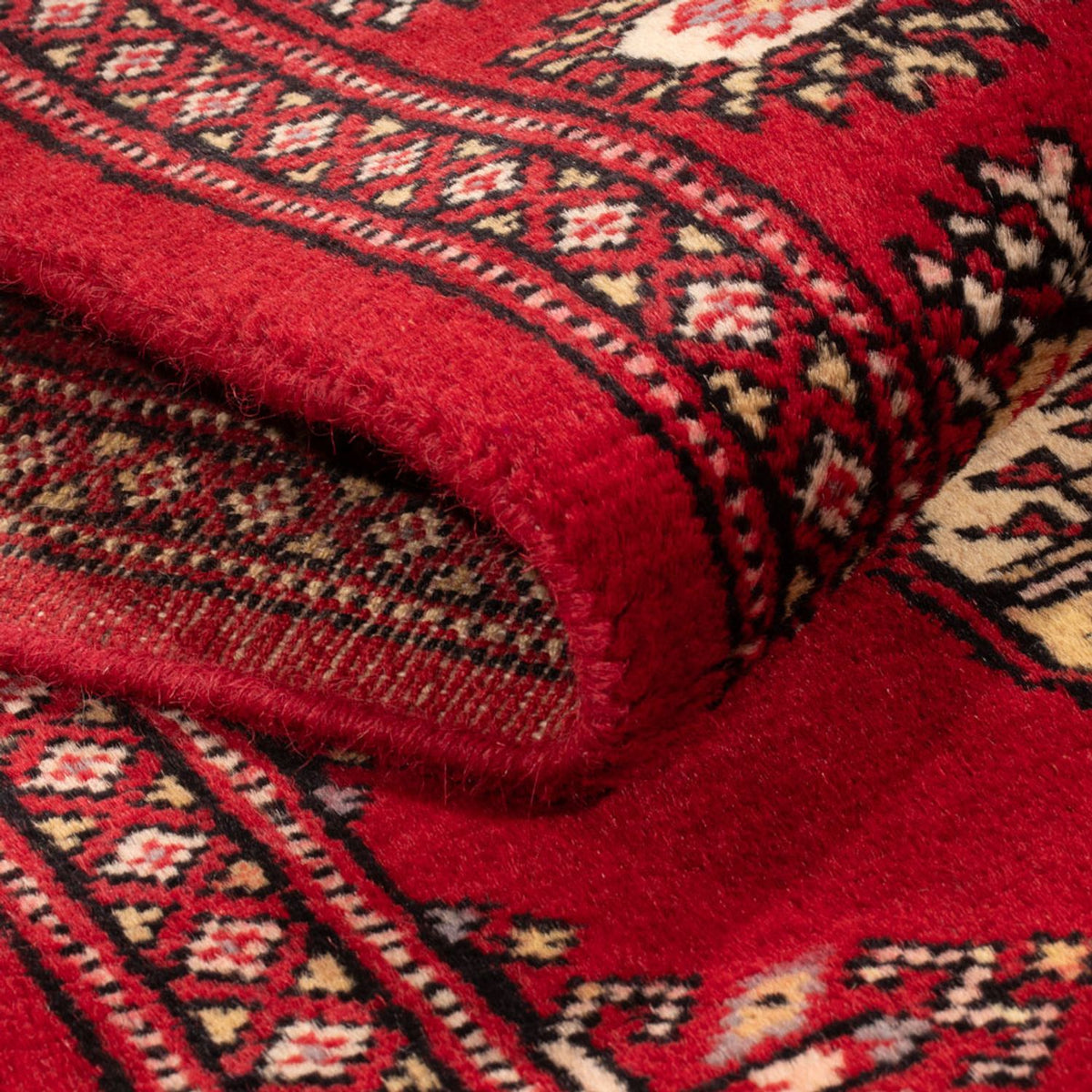 Loper Pakistaans tapijt - 246 x 77 cm - rood