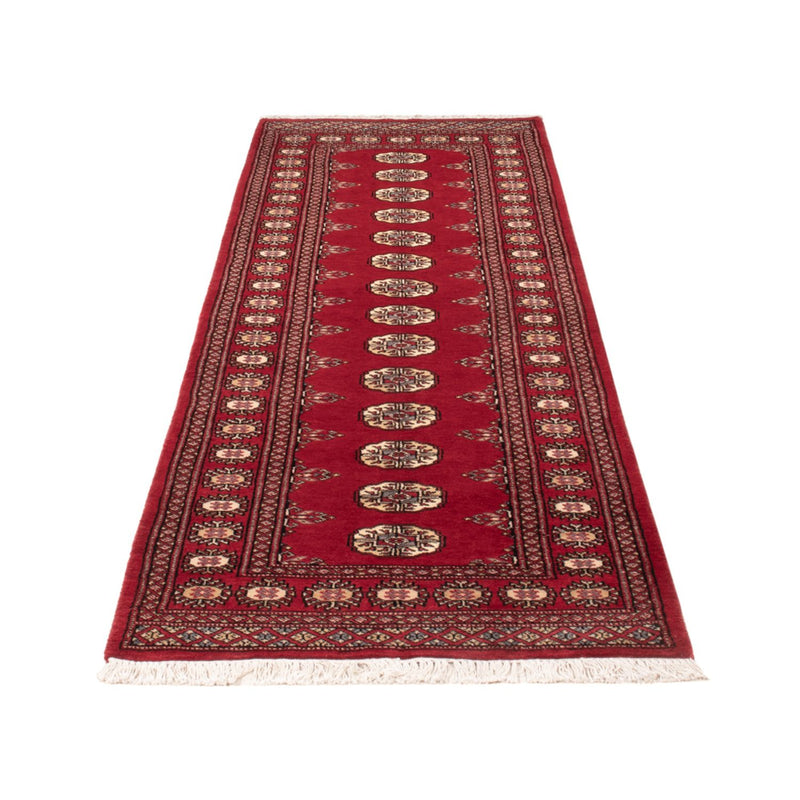 Loper Pakistaans tapijt - 246 x 77 cm - rood
