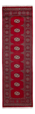 Loper Pakistaans tapijt - 257 x 75 cm - rood
