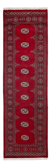 Loper Pakistaans tapijt - 257 x 75 cm - rood