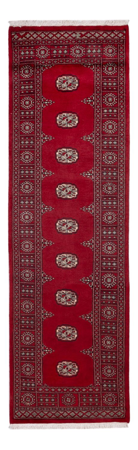 Loper Pakistaans tapijt - 257 x 75 cm - rood