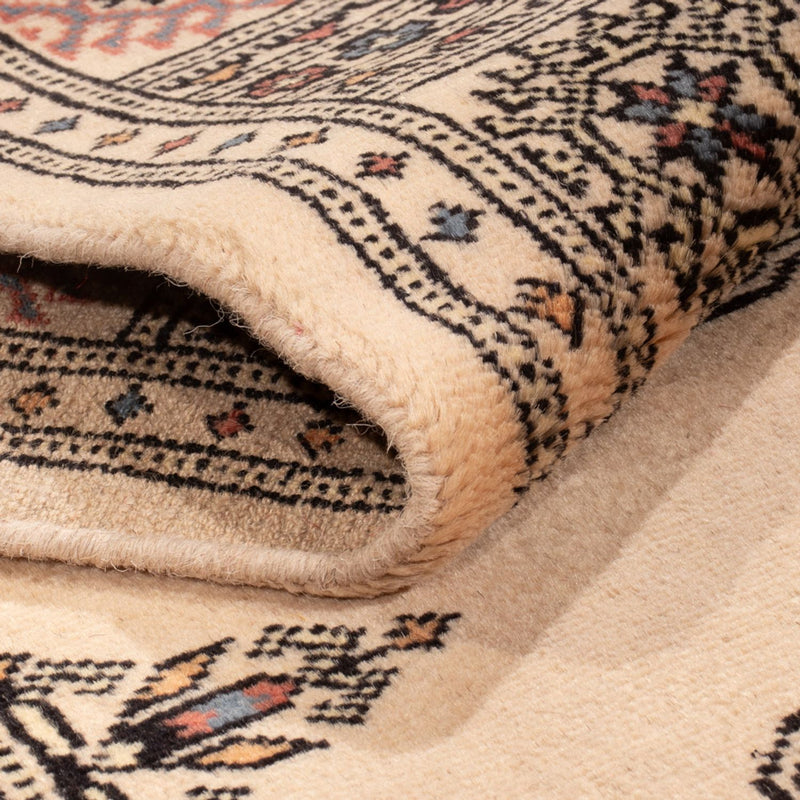 Loper Pakistaans tapijt - 234 x 76 cm - beige