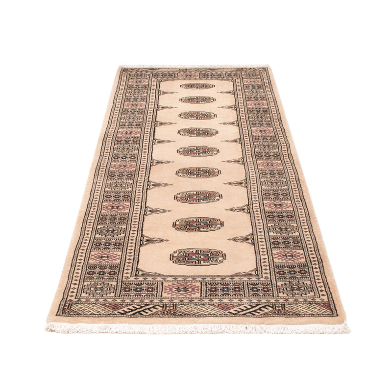 Loper Pakistaans tapijt - 234 x 76 cm - beige