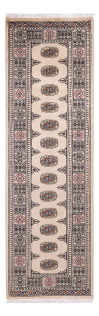 Loper Pakistaans tapijt - 249 x 77 cm - beige