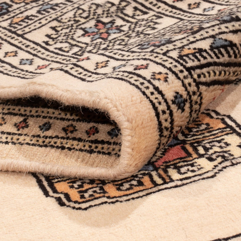 Loper Pakistaans tapijt - 249 x 77 cm - beige