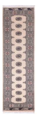 Loper Pakistaans tapijt - 253 x 79 cm - beige