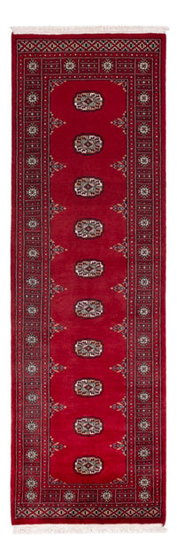 Loper Pakistaans tapijt - 242 x 76 cm - rood