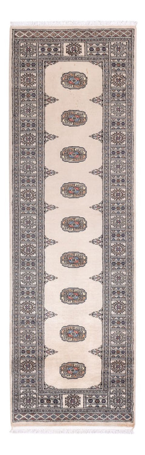 Loper Pakistaans tapijt - 247 x 77 cm - beige