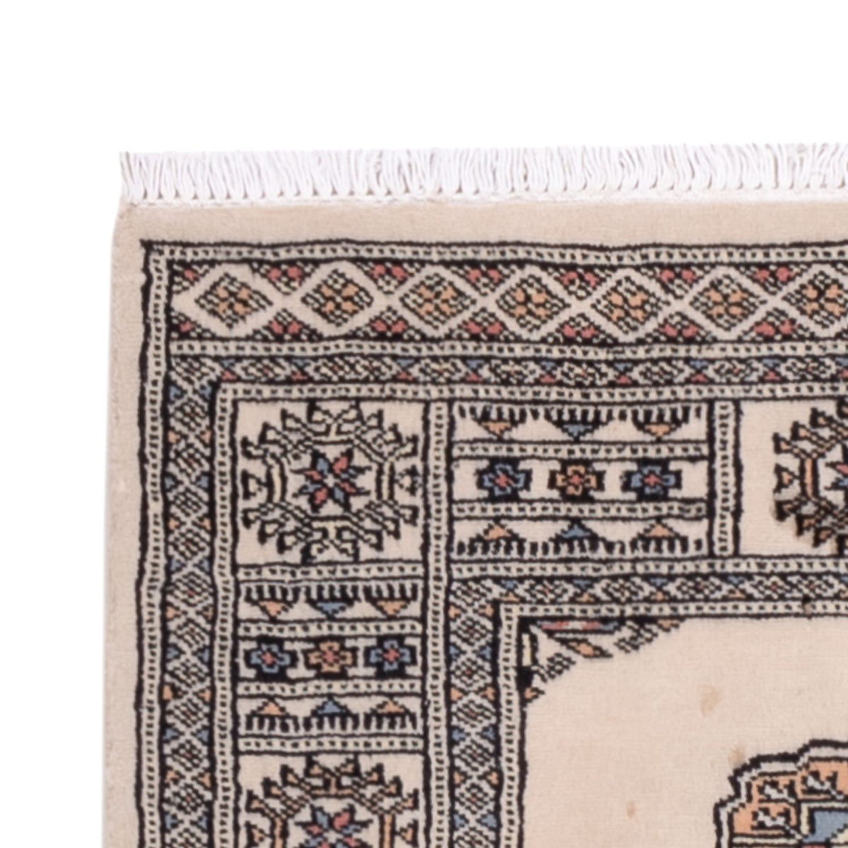 Loper Pakistaans tapijt - 247 x 77 cm - beige
