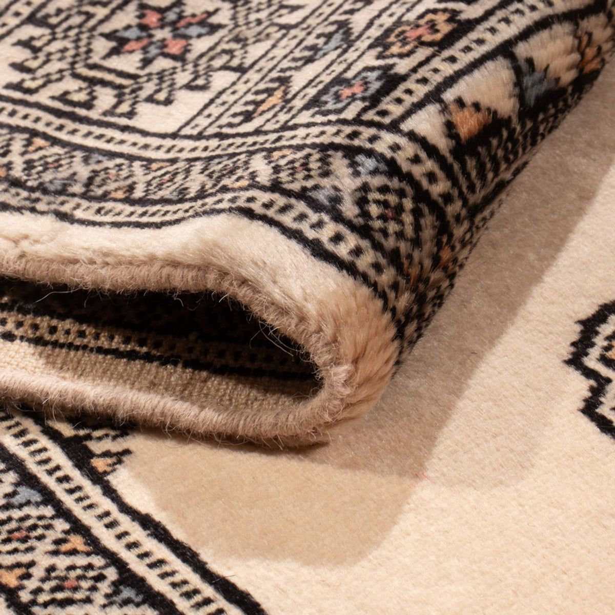 Loper Pakistaans tapijt - 247 x 77 cm - beige