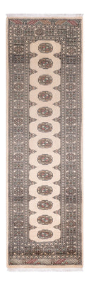 Loper Pakistaans tapijt - 248 x 77 cm - beige