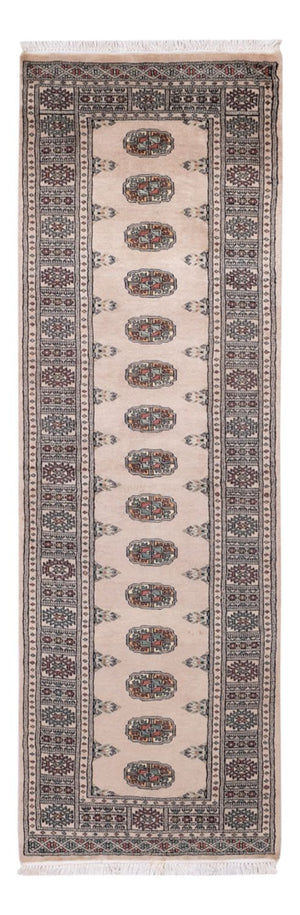 Loper Pakistaans tapijt - 237 x 77 cm - beige