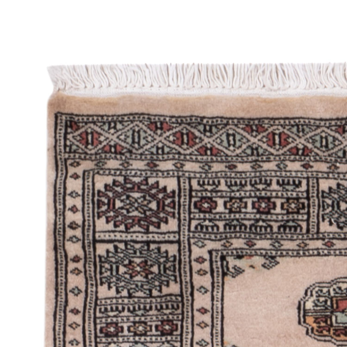 Loper Pakistaans tapijt - 237 x 77 cm - beige