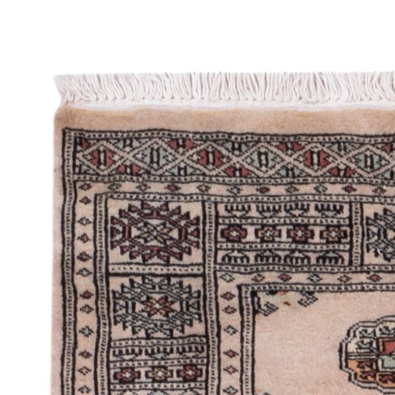Loper Pakistaans tapijt - 237 x 77 cm - beige