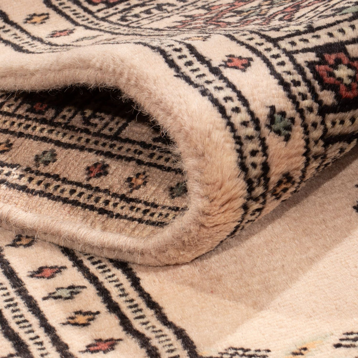 Loper Pakistaans tapijt - 237 x 77 cm - beige