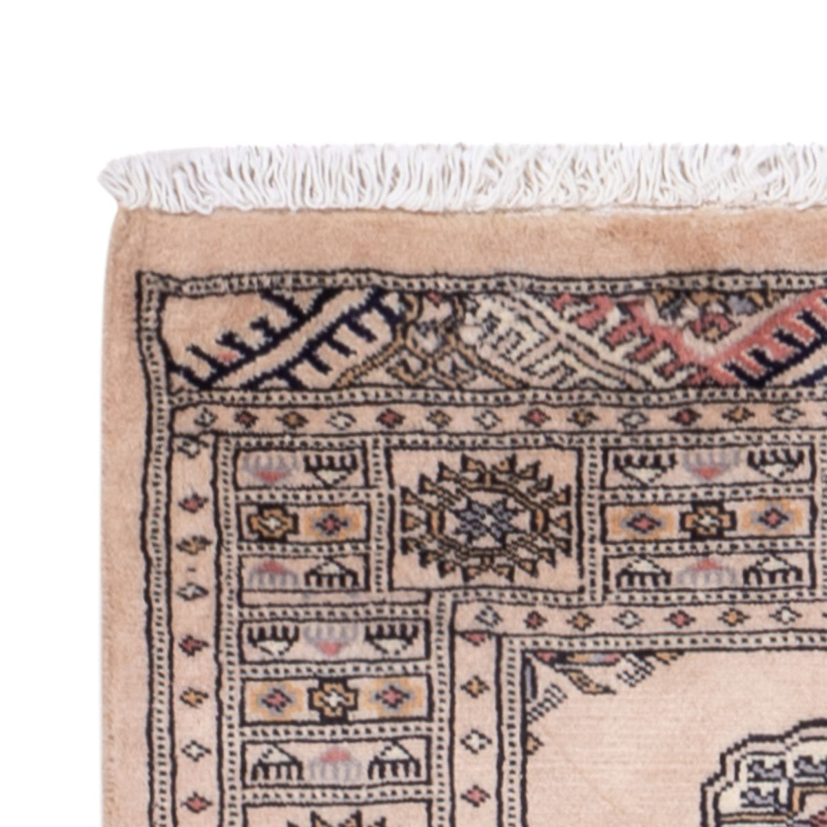 Loper Pakistaans tapijt - 224 x 79 cm - beige