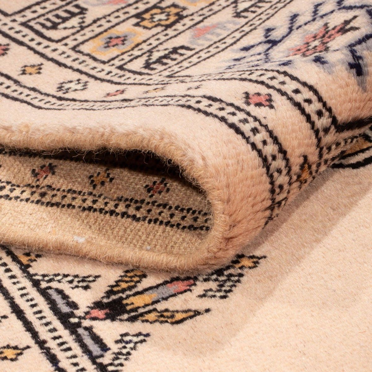 Loper Pakistaans tapijt - 224 x 79 cm - beige