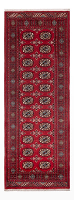 Loper Pakistaans tapijt - 224 x 80 cm - rood