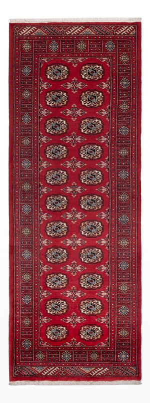 Loper Pakistaans tapijt - 224 x 80 cm - rood