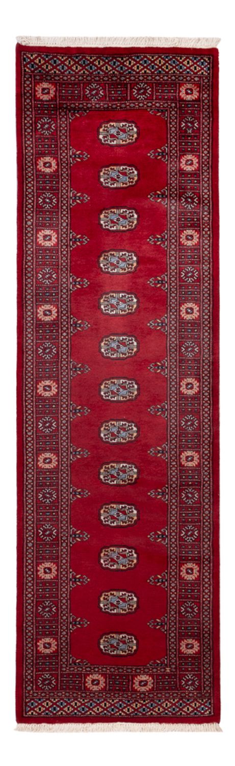 Loper Pakistaans tapijt - 259 x 80 cm - rood