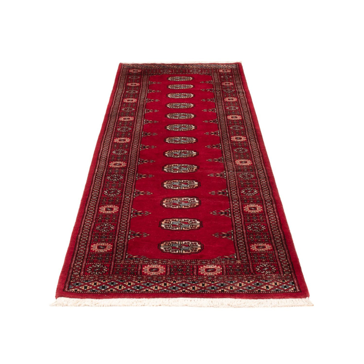 Loper Pakistaans tapijt - 259 x 80 cm - rood