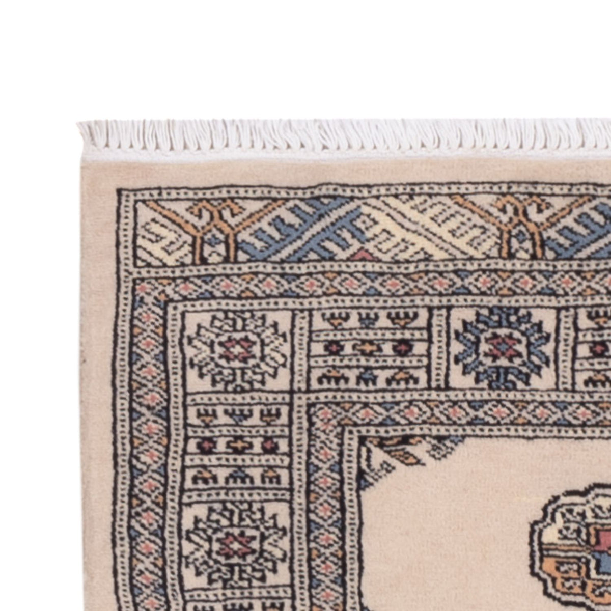 Loper Pakistaans tapijt - 246 x 78 cm - beige