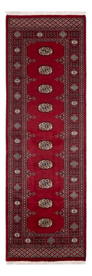 Loper Pakistaans tapijt - 241 x 77 cm - rood